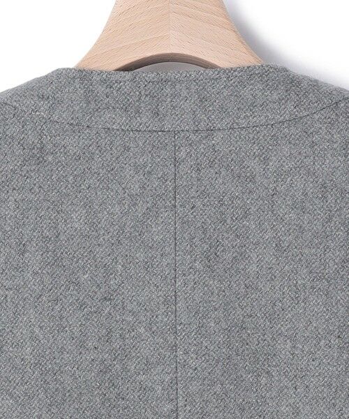 SCAPA / スキャパ テーラードジャケット | ブレインツイードノーカラージャケット | 詳細13