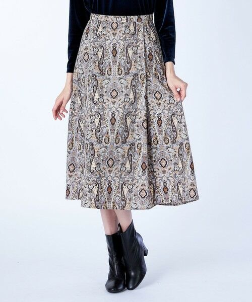 SCAPA / スキャパ ミニ・ひざ丈スカート | サラサプリントスカート | 詳細6