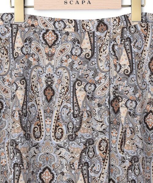 SCAPA / スキャパ ミニ・ひざ丈スカート | サラサプリントスカート | 詳細2