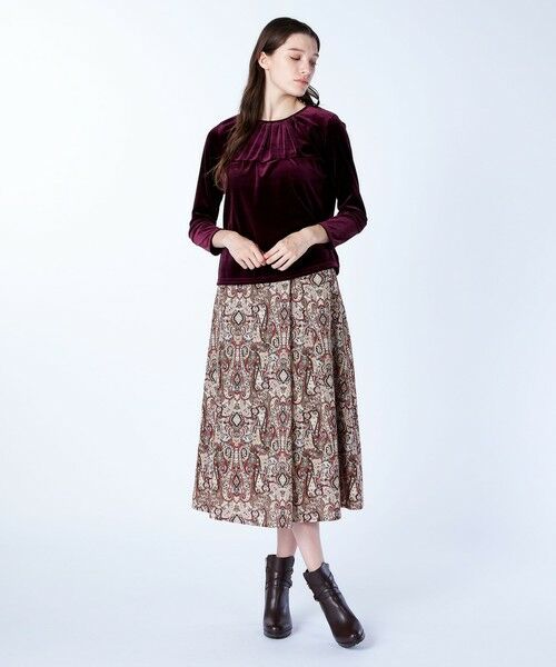 SCAPA / スキャパ ミニ・ひざ丈スカート | サラサプリントスカート | 詳細8