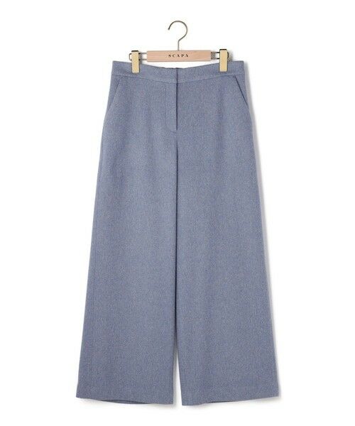 SCAPA / スキャパ その他パンツ | ブレインツイードパンツ(ブルー)