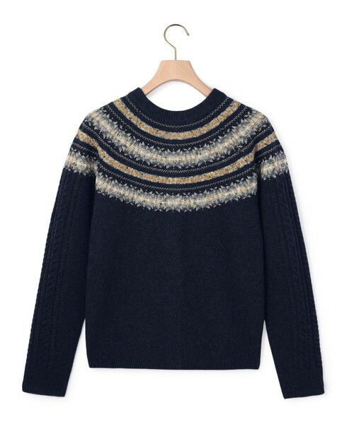 SCAPA / スキャパ ニット・セーター | 【ＷＥＢ限定】フェアイルケーブルニットカーディガン | 詳細1