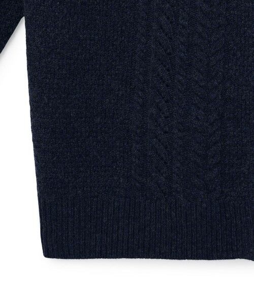 SCAPA / スキャパ ニット・セーター | 【ＷＥＢ限定】フェアイルケーブルニットカーディガン | 詳細5