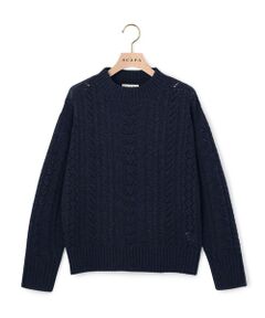 SCAPA / スキャパ ニット・セーター | 【ＷＥＢ限定】オープンケーブルニット