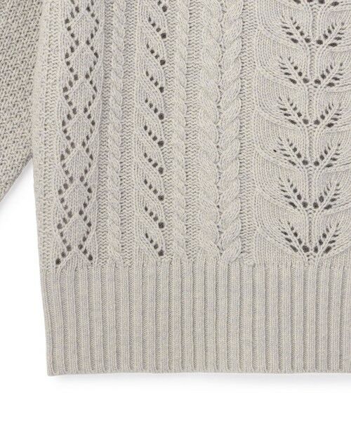 SCAPA / スキャパ ニット・セーター | 【ＷＥＢ限定】オープンケーブルニット | 詳細6