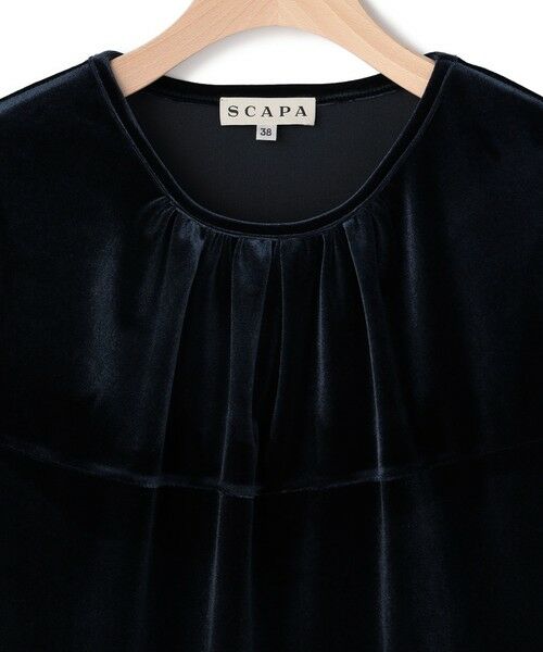 SCAPA / スキャパ カットソー | ストレッチベロアカットソー | 詳細2