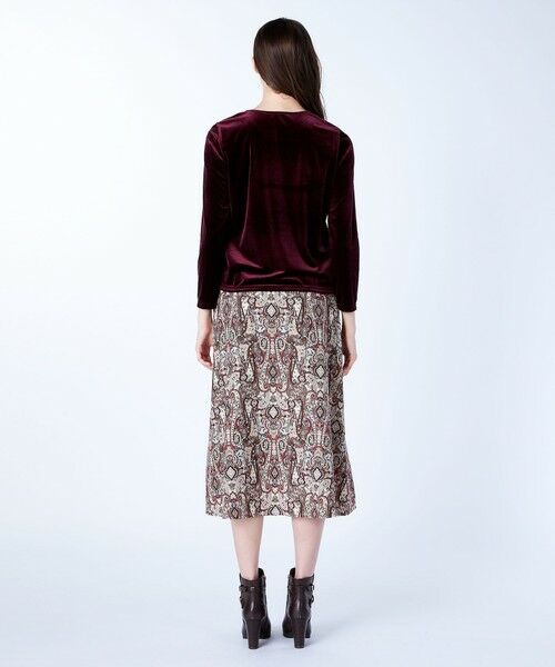 SCAPA / スキャパ カットソー | ストレッチベロアカットソー | 詳細9