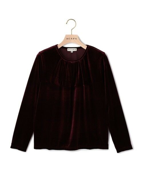 SCAPA / スキャパ カットソー | ストレッチベロアカットソー | 詳細10