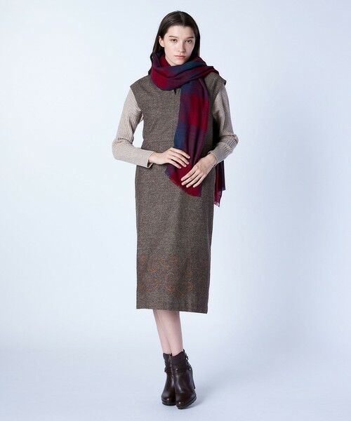 SCAPA / スキャパ マフラー・ショール・スヌード・ストール | 【ＷＥＢ限定】チェックマフラー | 詳細8