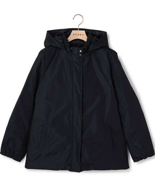 SCAPA/スキャパ ヘルミンダウンショートコート 【WEB先行販売カラー】ネイビー 40 SCAPA/スキャパ ヘルミンダウンショートコート 【WEB先行販売カラー】ネイビー 40