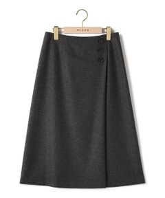 SCAPA / スキャパ ミニ・ひざ丈スカート | ツイルツィードスカート