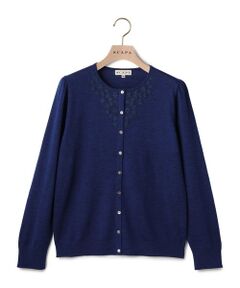 SCAPA / スキャパ ニット・セーター | エンブロイダリーニットカーディガン