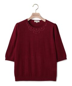 SCAPA / スキャパ ニット・セーター | エンブロイダリープルオーバー