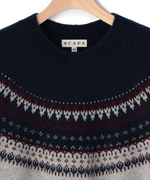 SCAPA / スキャパ ニット・セーター | コズミックフェアアイルニット | 詳細7