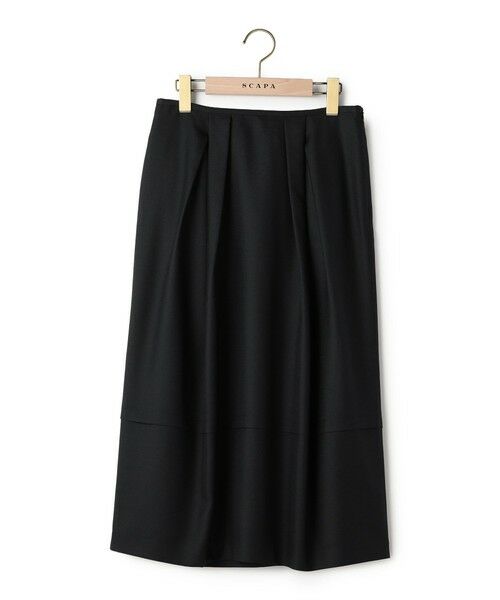 SCAPA / スキャパ ミニ・ひざ丈スカート | クリアビエラスカート（ブラック）