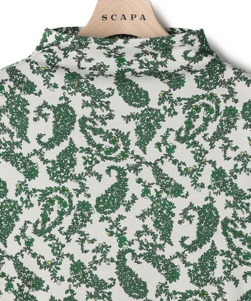 SCAPA / スキャパ カットソー | プティットフルールボトルネックカットソー | 詳細2