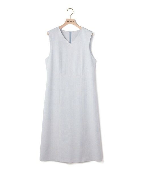 SCAPA / スキャパ ドレス | リノコットンヘリンボンワンピース | 詳細1