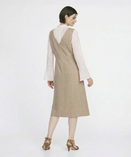 SCAPA / スキャパ ドレス | リノコットンヘリンボンワンピース | 詳細9