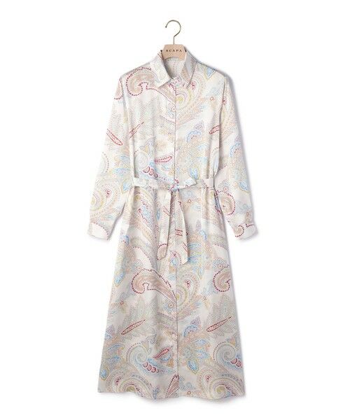 SCAPA / スキャパ ドレス | ビンダサラサワンピース（ホワイト）