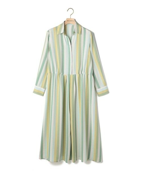 SCAPA / スキャパ ドレス | スタイリッシュストライプワンピース | 詳細6