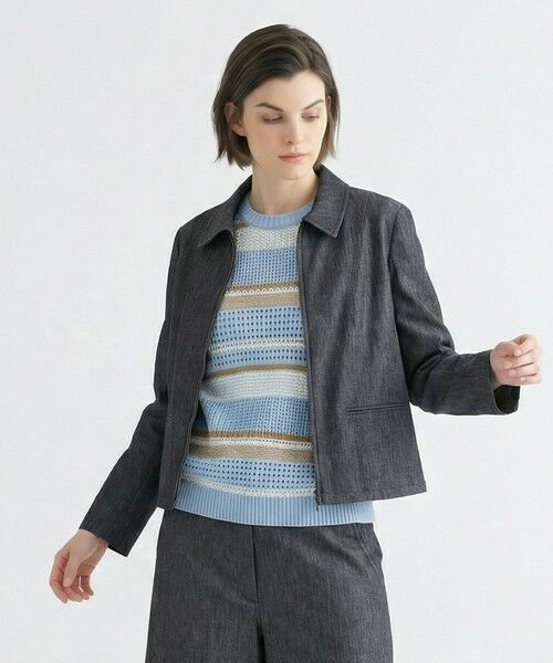 SCAPA / スキャパ テーラードジャケット | リノストレッチジャケット（ネイビー）