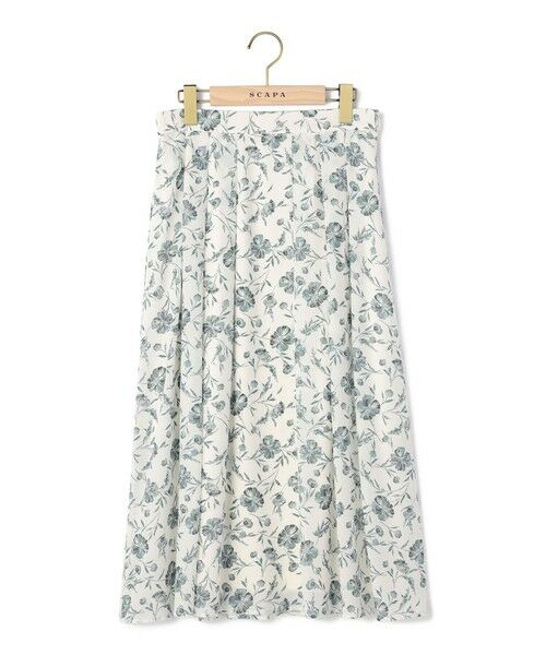 SCAPA / スキャパ ミニ・ひざ丈スカート | ボヘミアンフラワースカート | 詳細3