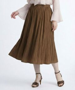 SCAPA / スキャパ ミニ・ひざ丈スカート | リンクルローンスカート