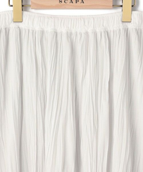 SCAPA / スキャパ ミニ・ひざ丈スカート | リンクルローンスカート | 詳細15