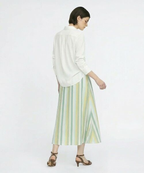 SCAPA / スキャパ ミニ・ひざ丈スカート | スタイリッシュストライプスカート | 詳細10