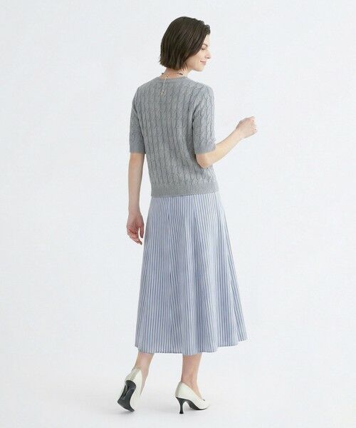 SCAPA / スキャパ ミニ・ひざ丈スカート | トリニティストライプスカート | 詳細2