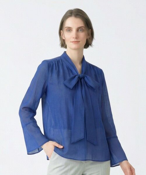 SCAPA / スキャパ シャツ・ブラウス | コットンクレポンブラウス | 詳細3