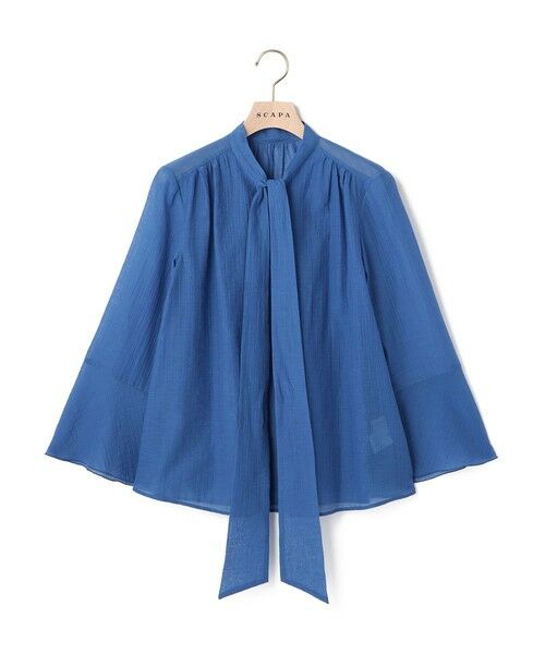 SCAPA / スキャパ シャツ・ブラウス | コットンクレポンブラウス | 詳細1