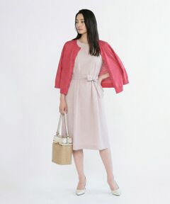 SCAPA / スキャパ ドレス | サッカーストライプワンピース