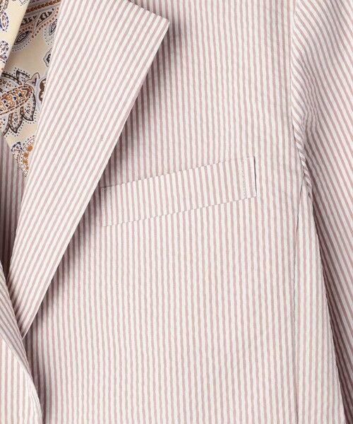 SCAPA / スキャパ テーラードジャケット | サッカーストライプジャケット | 詳細13