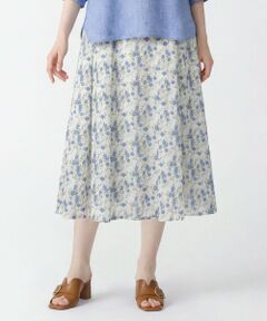 SCAPA / スキャパ ミニ・ひざ丈スカート | Liberty Print ギルドフラワースカート