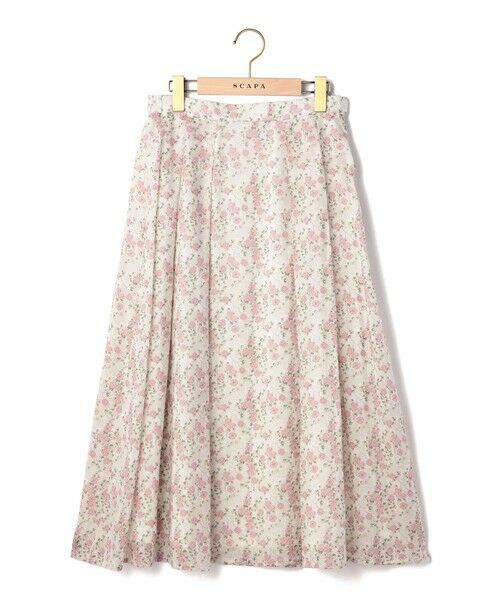 SCAPA / スキャパ ミニ・ひざ丈スカート | Liberty Print ギルドフラワースカート | 詳細6