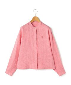SCAPA / スキャパ シャツ・ブラウス | リノシャンブレースタンドカラーブラウス