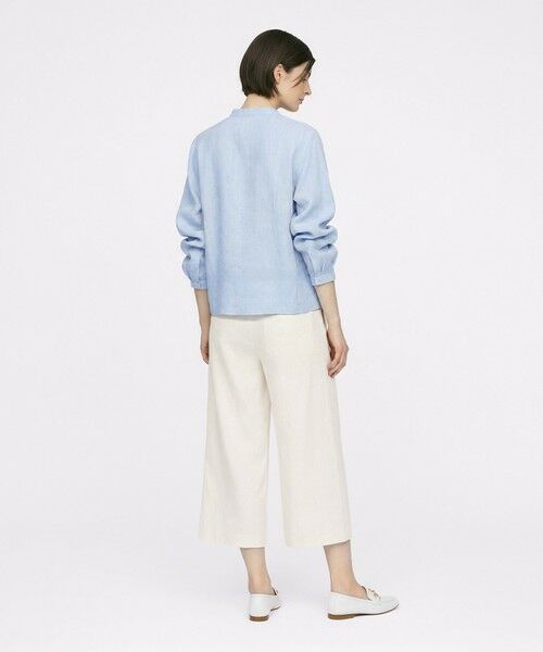 SCAPA / スキャパ シャツ・ブラウス | リノシャンブレースタンドカラーブラウス | 詳細2
