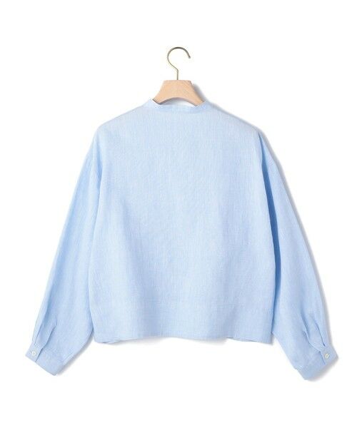 SCAPA / スキャパ シャツ・ブラウス | リノシャンブレースタンドカラーブラウス | 詳細4