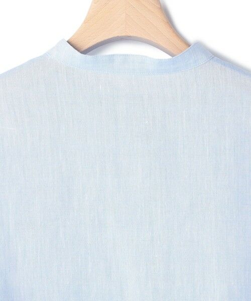 SCAPA / スキャパ シャツ・ブラウス | リノシャンブレースタンドカラーブラウス | 詳細6