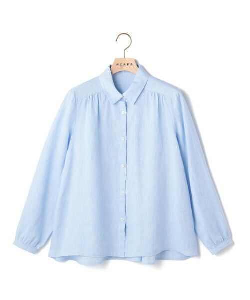 SCAPA / スキャパ シャツ・ブラウス | リノシャンブレーシャツカラーブラウス | 詳細1