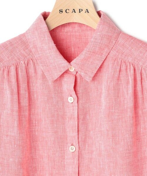 SCAPA / スキャパ シャツ・ブラウス | リノシャンブレーシャツカラーブラウス | 詳細8