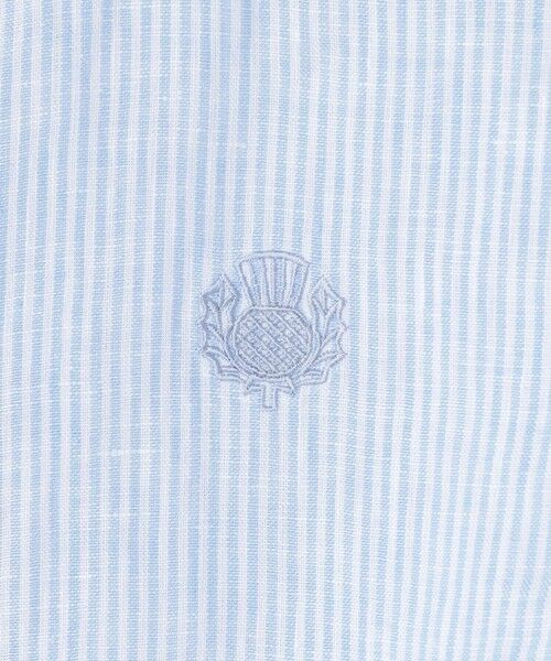 SCAPA / スキャパ シャツ・ブラウス | リノストライプスタンドカラーブラウス | 詳細10