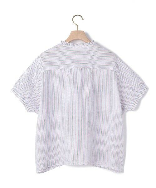 SCAPA / スキャパ シャツ・ブラウス | リノストライプフリルカラーブラウス | 詳細11