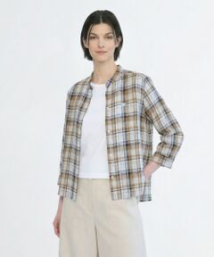 SCAPA / スキャパ シャツ・ブラウス | リノマドラススタンドカラーブラウス