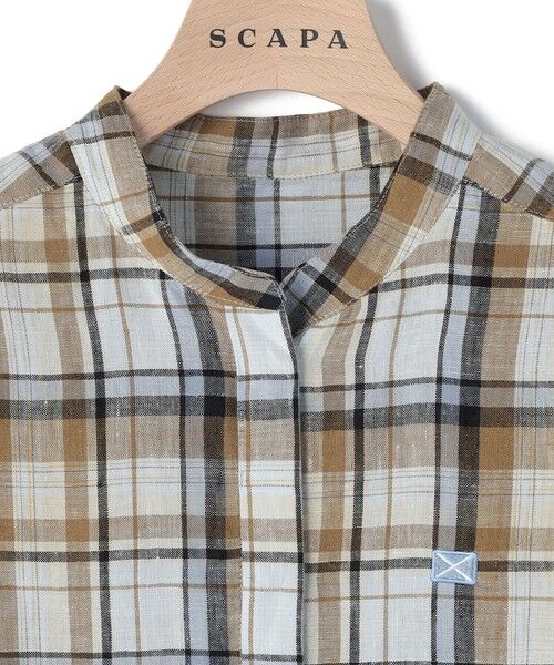 SCAPA / スキャパ シャツ・ブラウス | リノマドラススタンドカラーブラウス | 詳細4