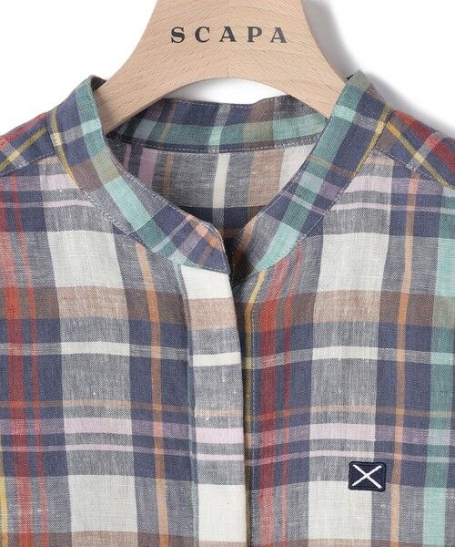 SCAPA / スキャパ シャツ・ブラウス | リノマドラススタンドカラーブラウス | 詳細7