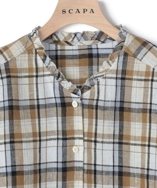 SCAPA / スキャパ シャツ・ブラウス | リノマドラスフリルカラーブラウス | 詳細3
