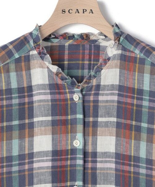 SCAPA / スキャパ シャツ・ブラウス | リノマドラスフリルカラーブラウス | 詳細12