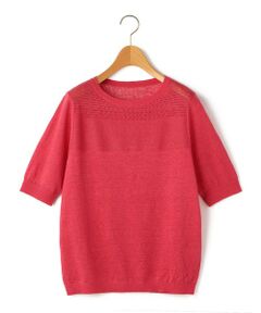 SCAPA / スキャパ ニット・セーター | ハイゲージリノ半袖ニット